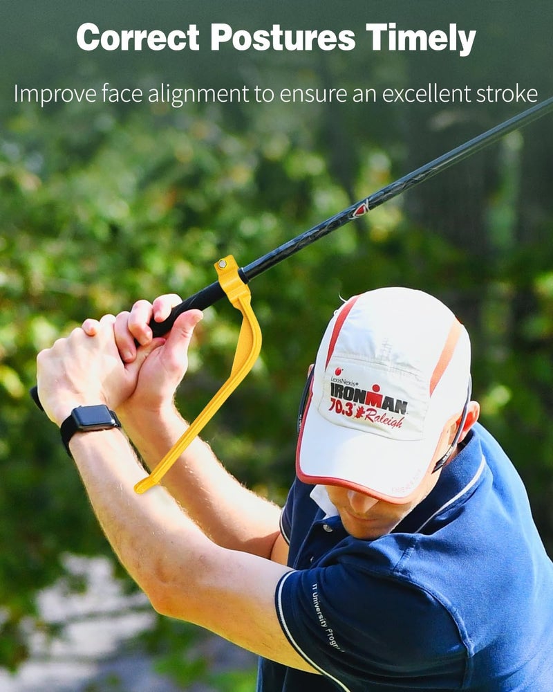 GreenHaven Golf Training Wrist Hinge Golf Swing Training Aid Swing Correcting Trainer Tool for Golfers Beginners Arm Elbow Posture Teaching Accessory for Golf Club Practice - Image 3